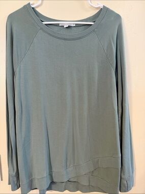 Threads 4 Thought Sage Green Long Sleeve Crew Sweatshirt